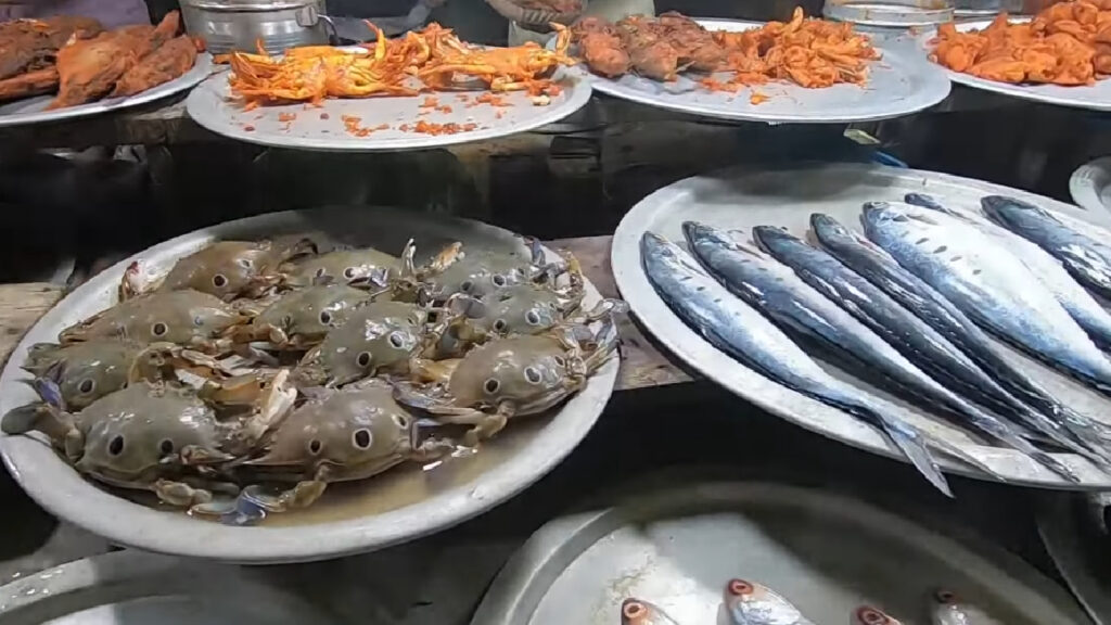 Puri beach food