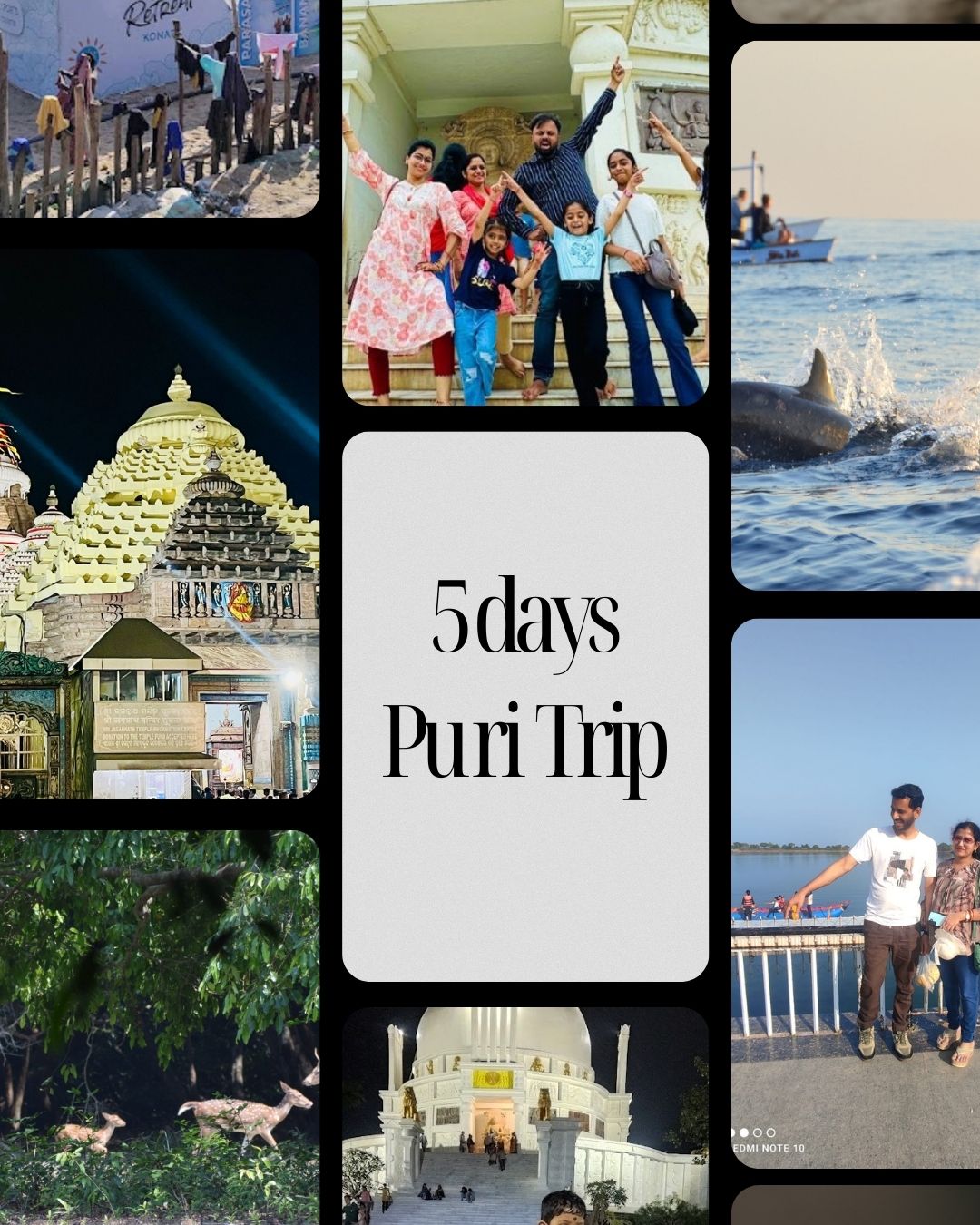 Puri in 5 days Tour Plan